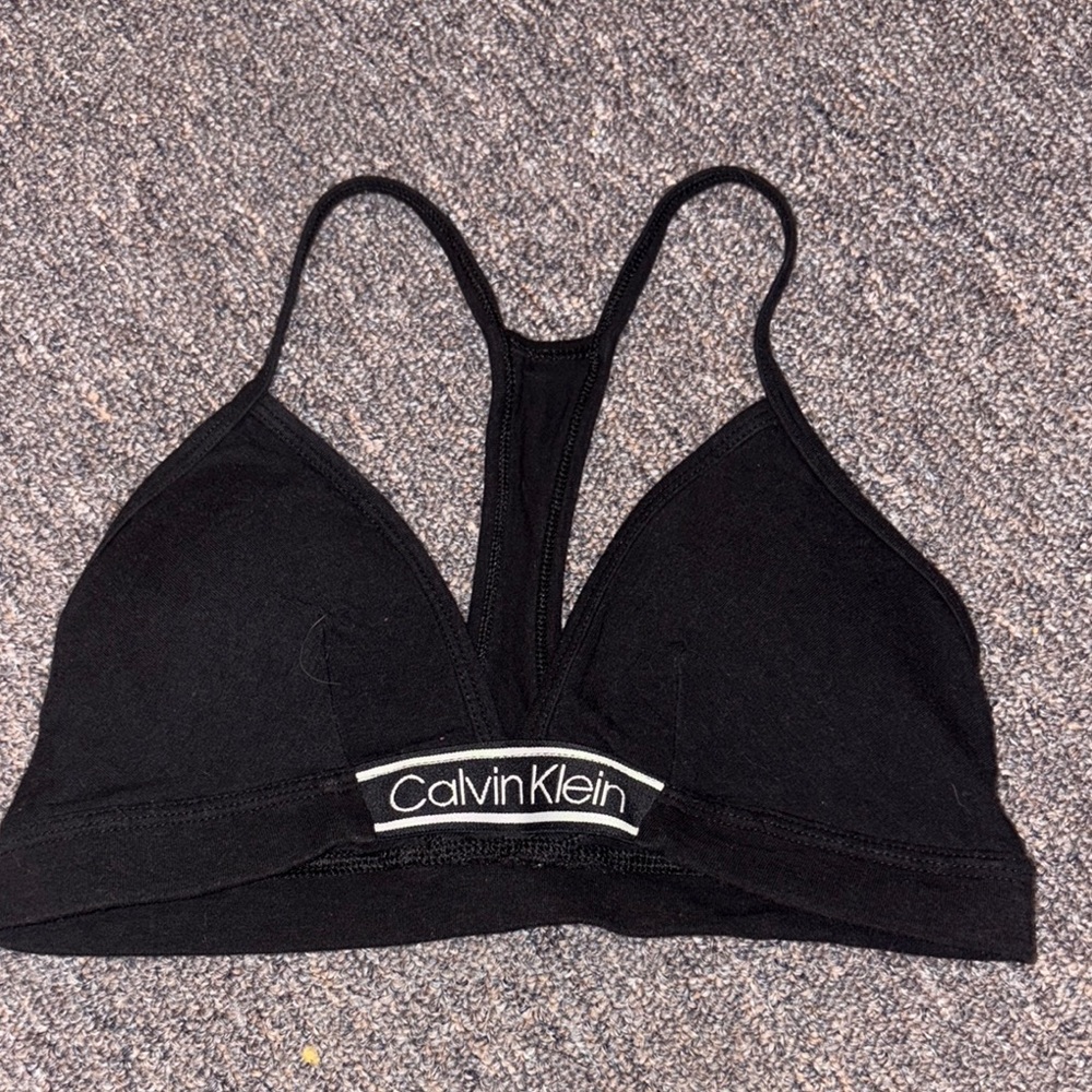 Calvin Klein Black Racerback Bra